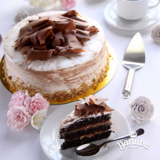 torta Chocolate, Nueces Y Arequipe