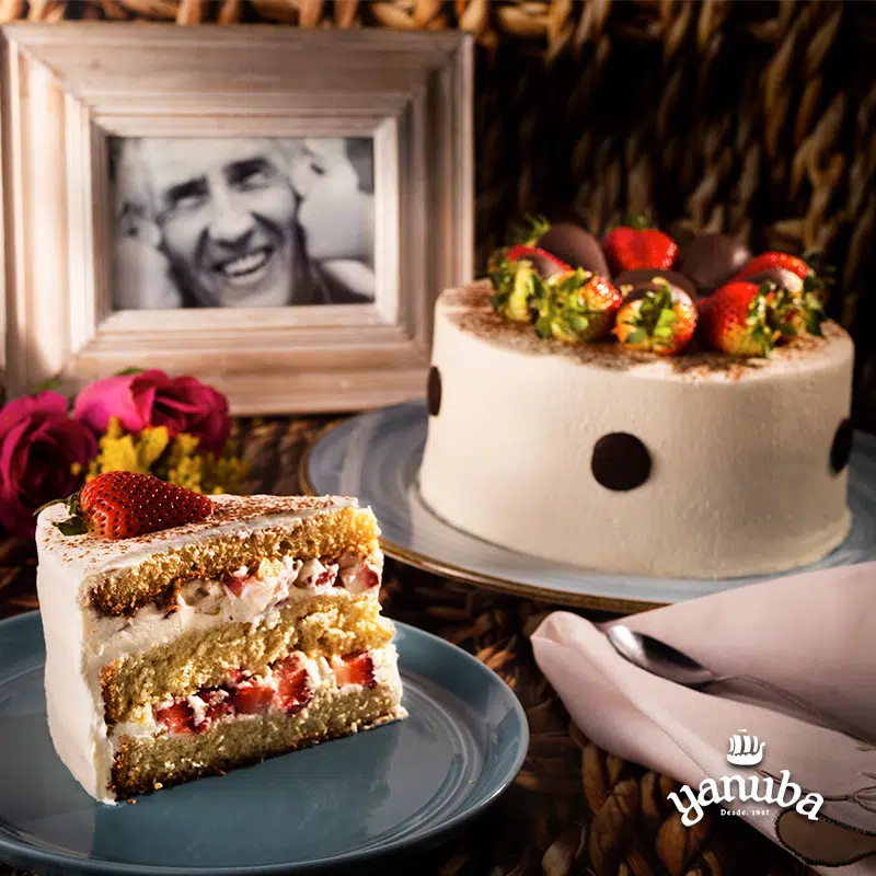 torta shortcake fresas yanuba