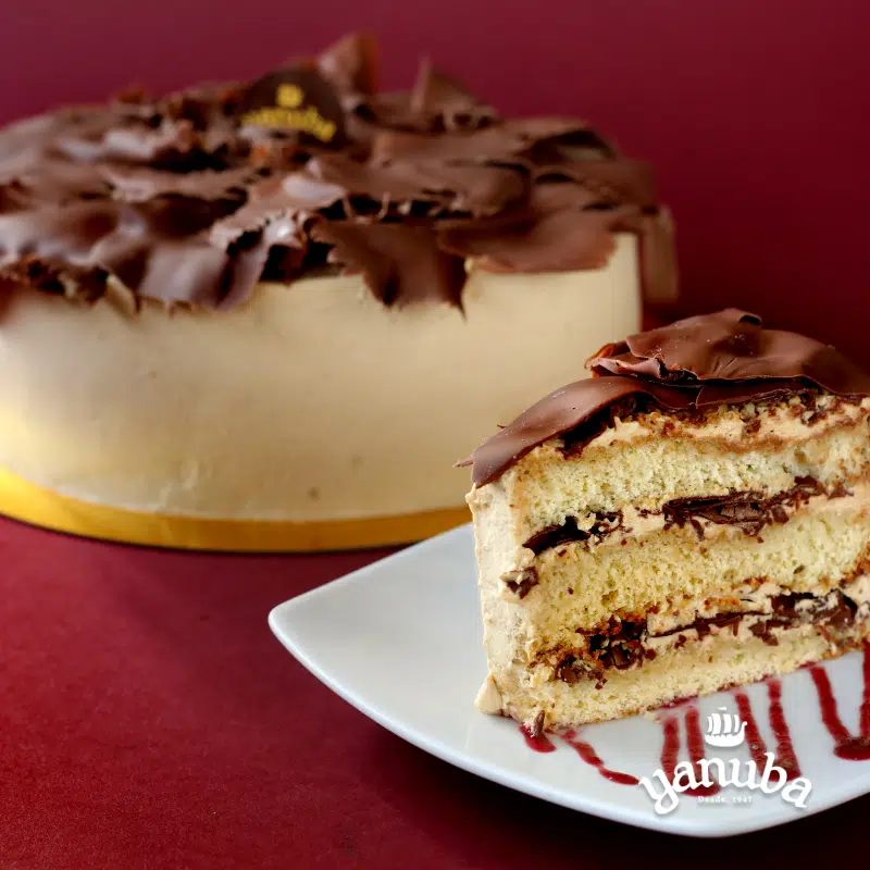 Torta de cumpleaños Mocca Blanca