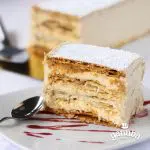 Postre Milhoja Chantilly Bogota