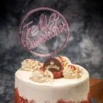 torta feliz cumpleaños pequeño rosa bogotá
