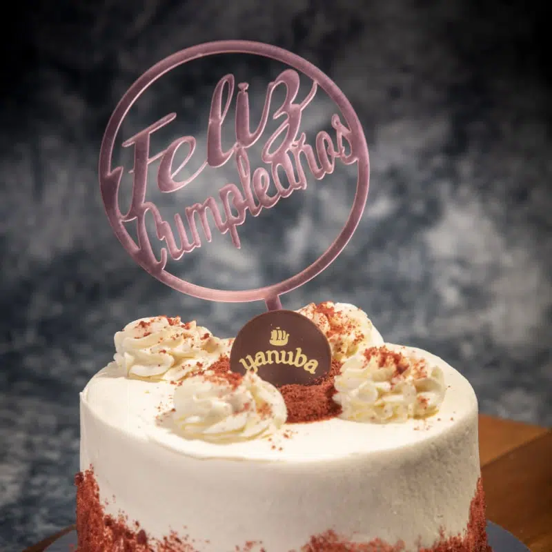 torta feliz cumpleaños pequeño rosa bogotá