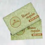 bonos de regalo