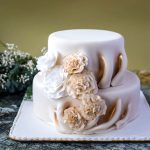 Diseños creativos de tortas para boda con pastillaje