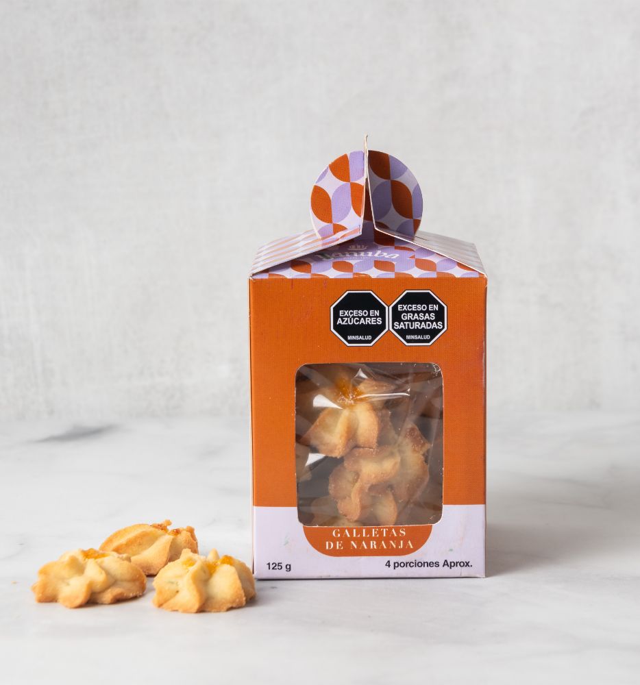 Caja de Galleta Naranja X 125 G
