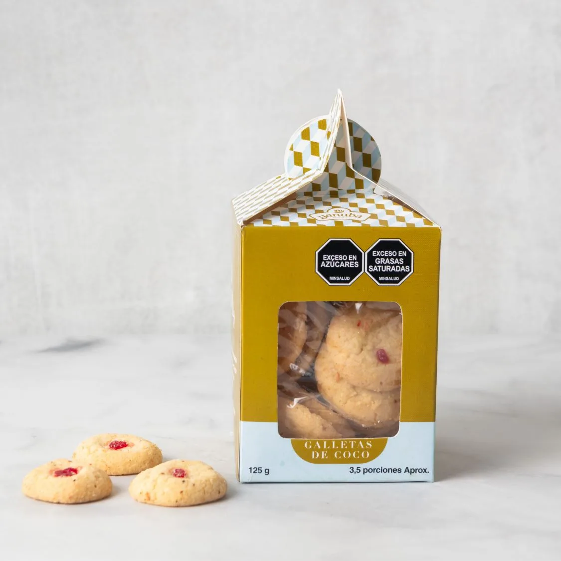 Pastelería Yanuba 25 Caja de Galleta Coco X 125 G